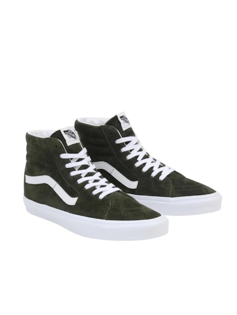 Vans Sk8-Hi High water repellent pig suede dark green women’s 8 or men’s 6.5